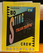 Memorabilia sting pass usato  Taranto