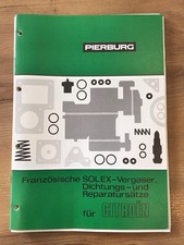 Solex vergaserhandbuch citroë gebraucht kaufen  Ibbenbüren