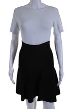 Saia skatista BCBGMAXAZRIA feminina cintura alta linha A preta tamanho P comprar usado  Enviando para Brazil
