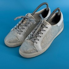 Tênis Katy Perry Feminino Casual com Cadarço Strass Tamanho 8 Prata Estilo Brilhante, usado comprar usado Tênis Katy Perry Feminino Casual com Cadarço Strass Tamanho 8 Prata Estilo Brilhante, usado comprar usado  Enviando para Brazil