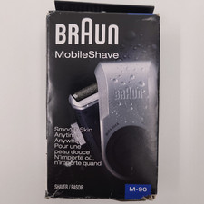 Aparador de precisão Braun MobileShave M-90 barbeador cabeça de folha inteligente lavável 5609 comprar usado  Enviando para Brazil