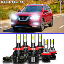 Usado, 6X Faros LED de luz baja alta + luces antiniebla para Nissan Rogue 2014-2020 comprar usado  Enviando para Brazil
