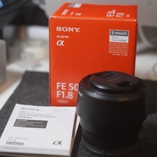Lente Sony FE 50mm f/1.8 SEL50F18F – Full Frame E-Mount com caixa de capô excelente comprar usado  Enviando para Brazil