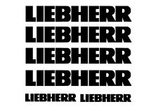 Liebherr sticker tractor d'occasion  Expédié en Belgium
