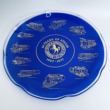 Commemorative glass plate for sale  LONDON