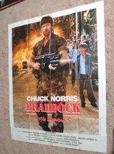 Cartaz original do filme Missing in Action 3 folha de filme Braddock Chuck Norris 1988 comprar usado  Enviando para Brazil