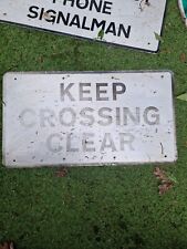 Keep crossing clear for sale  WISBECH