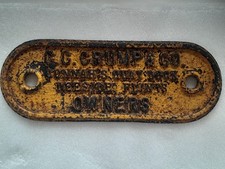 Vintage railway cast for sale  LOUGHBOROUGH