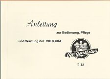 Anleitung bedienung pflege gebraucht kaufen  Freiamt