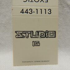 Matchbook studio exotic for sale  Woodstock