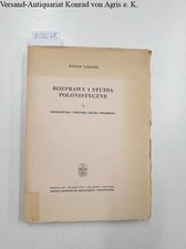 Rozprawy I Studia Polonistyczne V, Onomastyka i historia jezyka polskiego Taszyc na sprzedaż  Wysyłka do Poland
