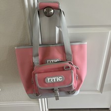 Usado, RTIC Rosa Multiuso Impermeável Bolsa Tote Grande Praia Piscina E Pacote Lateral comprar usado  Enviando para Brazil