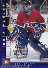 2001-02 BAP Memorabilia Chicago Sun Times Sapphire #229 Jeff Hackett comprar usado  Enviando para Brazil