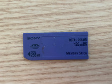 Memory Stick 2 em 1 Sony 256 MB (2x 128 MB) para câmeras Cyber-Shot comprar usado  Enviando para Brazil
