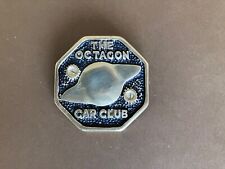Emblema de latão dourado The Octagon Auto Car Club Grille MG vintage década de 1970 comprar usado  Enviando para Brazil