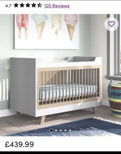 Cotbed toddler bed for sale  GLOSSOP