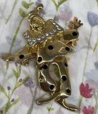 Gold tone clown for sale  LAUNCESTON