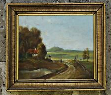 August Friedrich Cameriere (1885 Nürnberg- ?) Rurale Landscape Con Donna E Child comprar usado  Enviando para Brazil