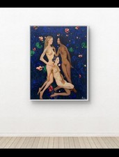Quadro Originale Mara J “Garden of Echoes” Olio Acrilico su Tela 90x70 Firmato  comprar usado  Enviando para Brazil