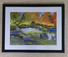 Original framed acrylic for sale  YORK