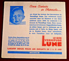 Buvard vermifuge lune d'occasion  Dammarie