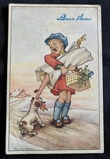 Cartolina buon anno usato  Sermide e Felonica