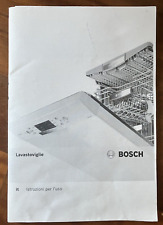 Manuale lavastoviglie bosch usato  Carpi