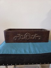 Antiga máquina de costura Singer gaveta madeira ornamentada com lado decorativo comprar usado  Enviando para Brazil