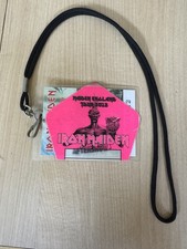 Iron Maiden RARO VIP Maiden England Tour 2012 BackStage Pass com passe AFTERSHOW comprar usado  Enviando para Brazil