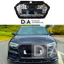 GLOSS BLACK RS3 GRADE FRONTAL DE MALHA DE FAVO DE MEL PARA AUDI A3 S3 8V FACELIFT 2016-2020 comprar usado  Enviando para Brazil