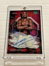 2024 TOPPS FINEST UFC ANDERSON SILVA VERMELHO CINTILANTE NO CARTÃO AUTOGRAFADO SP  comprar usado  Enviando para Brazil