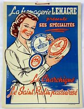Carton publicitaire fromagerie d'occasion  Orleans-