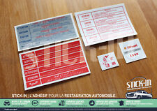 Autocollants stickers peugeot d'occasion  France