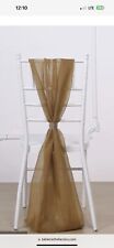 Gold chiffon chair for sale  Roseburg