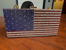 Atacado Glitter Feminino Strass Bolsa de Noite Bandeira Bolsa de Embreagem Diamantes comprar usado  Enviando para Brazil