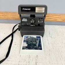 Câmera de Filme Instantânea Vintage Polaroid One Step 600 com Alça, Testada e Funciona comprar usado  Enviando para Brazil
