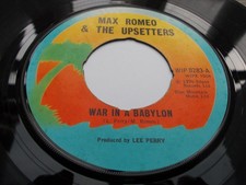 MAX ROMEO & THE UPSETTERS - WAR IN A BABYLON 7'' ISLAND 1976 comprar usado  Enviando para Brazil