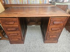Antique oak pedestal for sale  WOKING