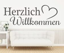 Wandtattoo herzlich willkommen gebraucht kaufen  Wilster
