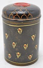 Antiga caixa de madeira Kum Kum em pó Tika original laca esculpida à mão pintada comprar usado  Enviando para Brazil