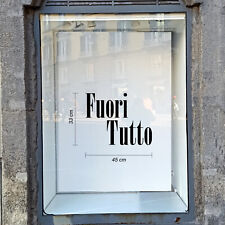 Vetrofanie saldi fuori usato  Napoli