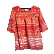 Blusa The Vermont Country Store Everbloom floral algodão meia manga - Tamanho Grande comprar usado  Enviando para Brazil