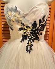 White black embroidered for sale  Austin