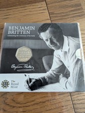 Benjamin britten 50p for sale  BRISTOL