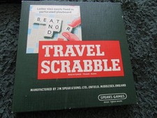Vintage travel scrabble for sale  GILLINGHAM