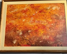 Red abstract framed for sale  Fresh Meadows