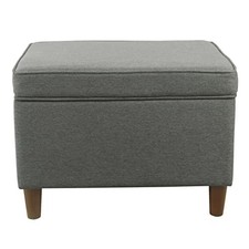 Storage ottoman gray for sale  Brentwood