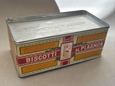 Scatola pubblicitaria latta usato  Italia
