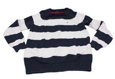 Suéter listrado azul branco GRANDE (12-14) Preppy Tommy Hilfiger jovens meninos/meninas comprar usado Suéter listrado azul branco GRANDE (12-14) Preppy Tommy Hilfiger jovens meninos/meninas comprar usado  Enviando para Brazil