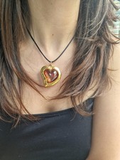 Pendentif ysl coeur d'occasion  Clermont-Ferrand-